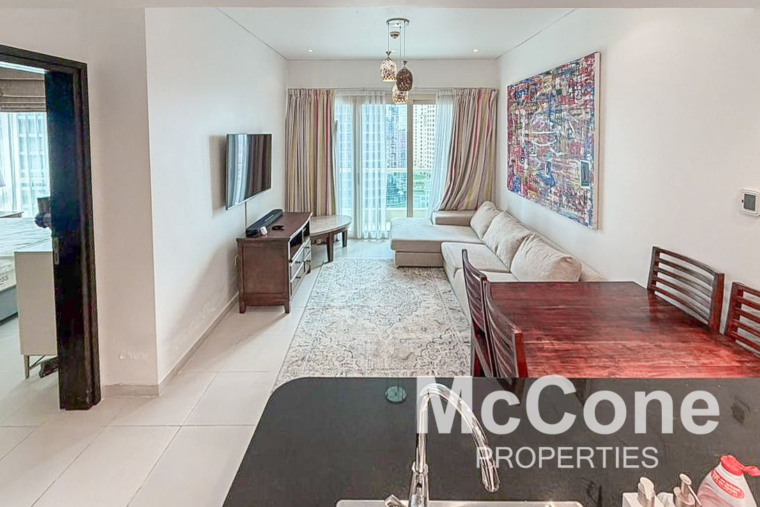 Mid Floor | Marina & Sea View | Fully Furnished