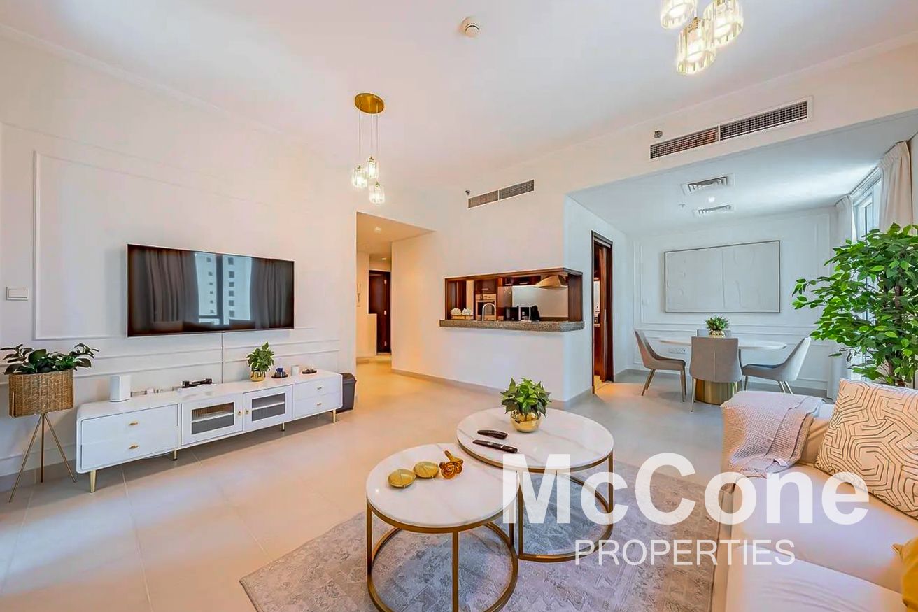 Partial Marina & Pool View | Furnished