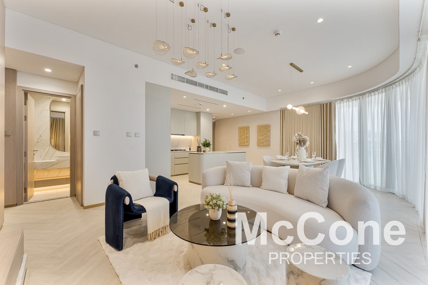 Fully Furnished 1 BR + Study | Bright and Spacious