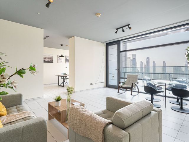 Exceptional apartment in DIFC with Burj and Sea view